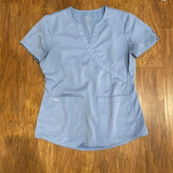 Women’s Ceil Blue NRG By Barco Scrub Set, Small - Picture 3 of 8